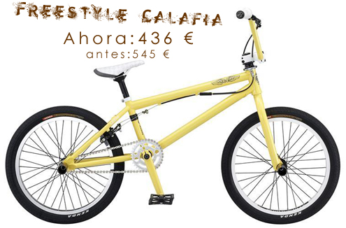 Bicicleta freestyle Calafia
